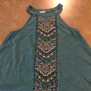 Halter top with detailing